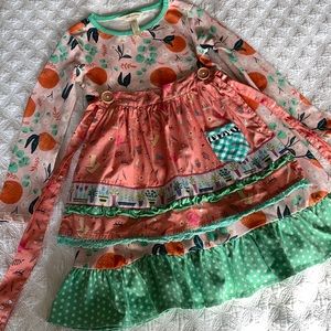 Matilda Jane dress with apron